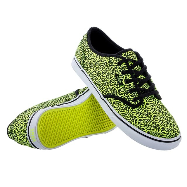Женские кеды Atwood low up e холст njo7ij Vans, желтый — фото 4
