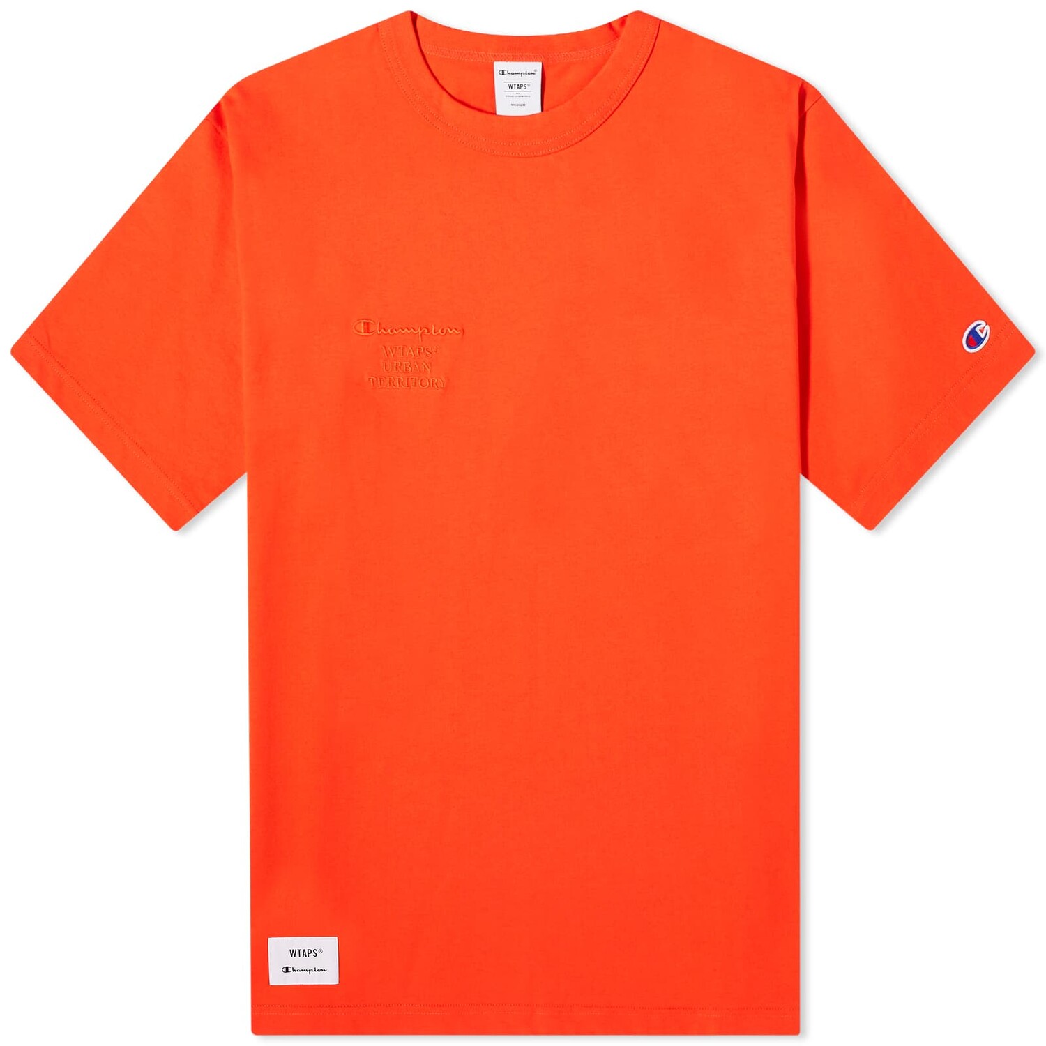 

Футболка Champion X Wtaps, цвет Orange