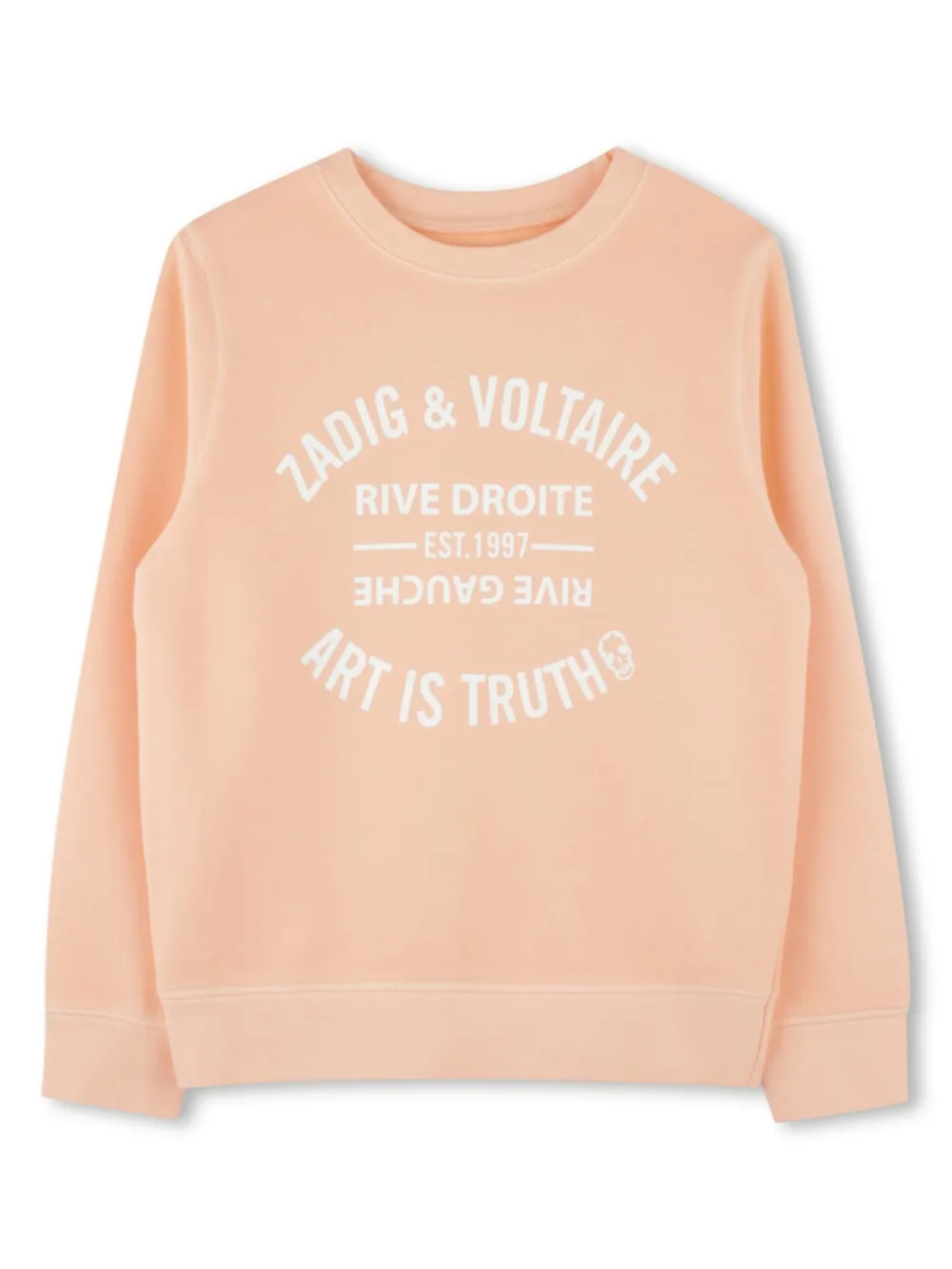 

Zadig & Voltaire Kids толстовка с логотипом, розовый