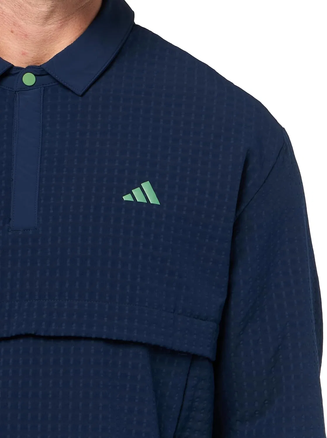 Мужская толстовка adidas Ultimate365 Tour Wind.rdy с застежкой-молнией до середины груди — фото 3