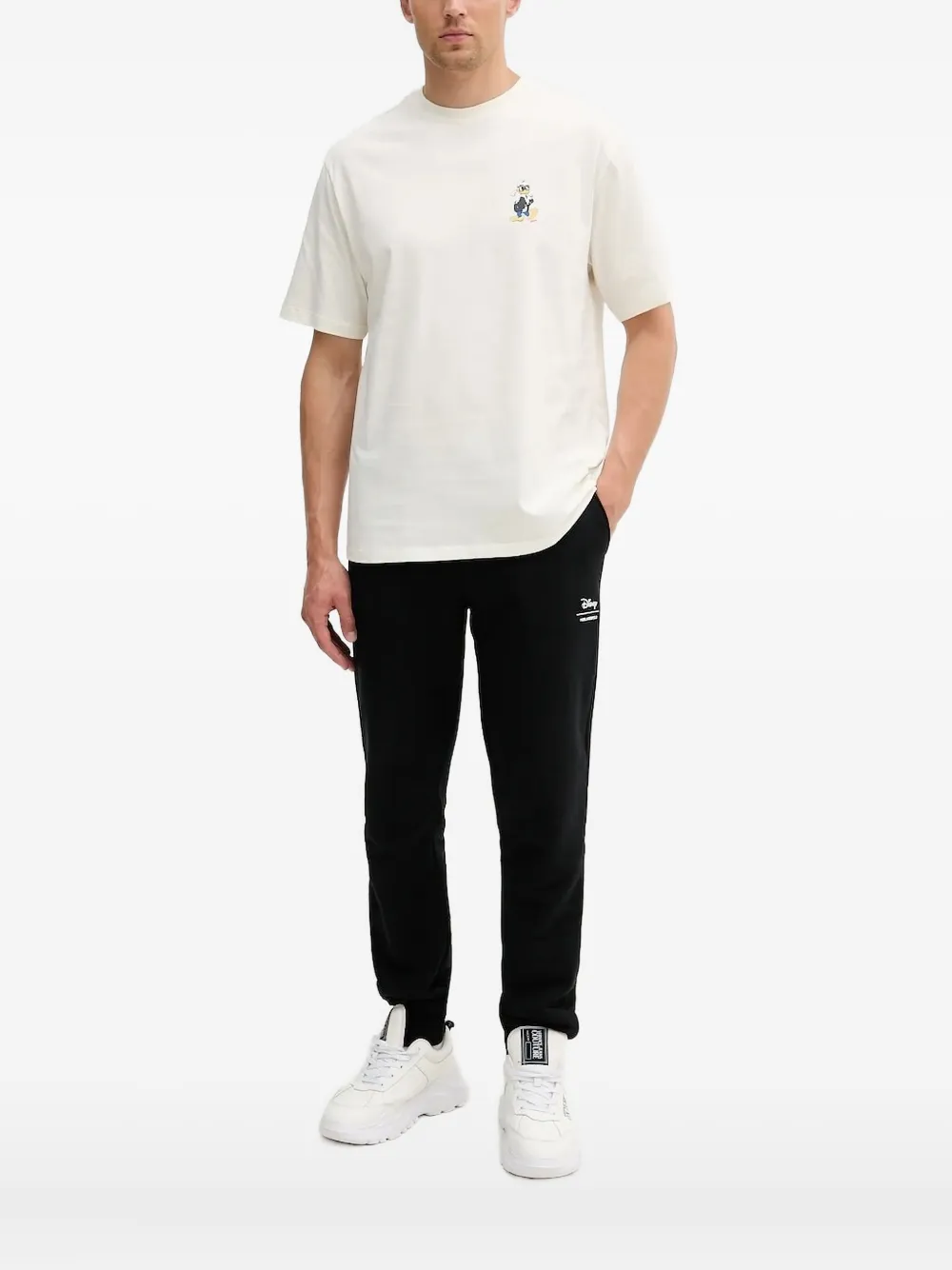 

Футболка Donald Duck с вышивкой из коллаборации с Disney Karl Lagerfeld, нейтральный