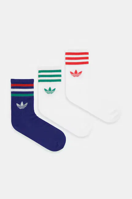 Носки 3-пак длинные Adidas Originals, белый