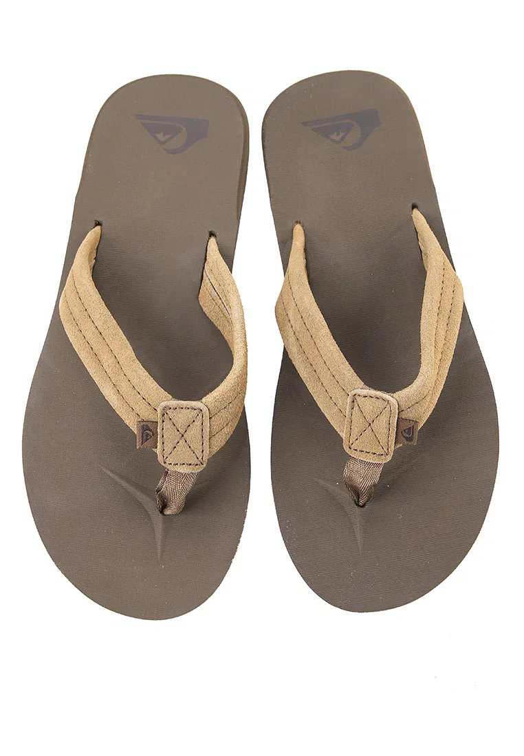 Сандалии-вьетнамки замшевые Carver, модель: Suede Core Quiksilver — фото 4