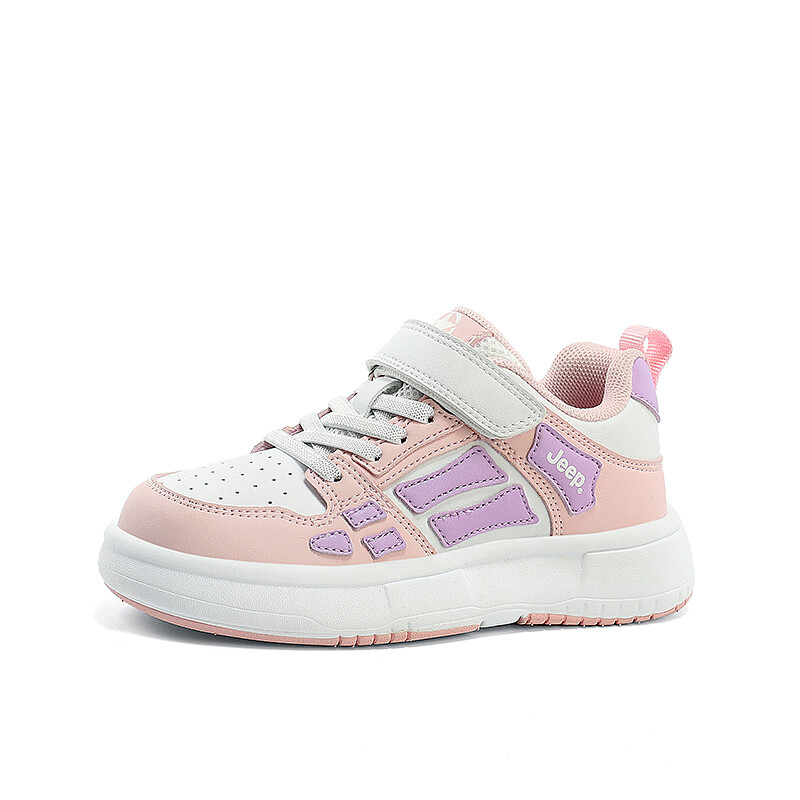 Детские кроссовки для скейтбординга Kids Low-top Purple Jeep, розовый — фото 2