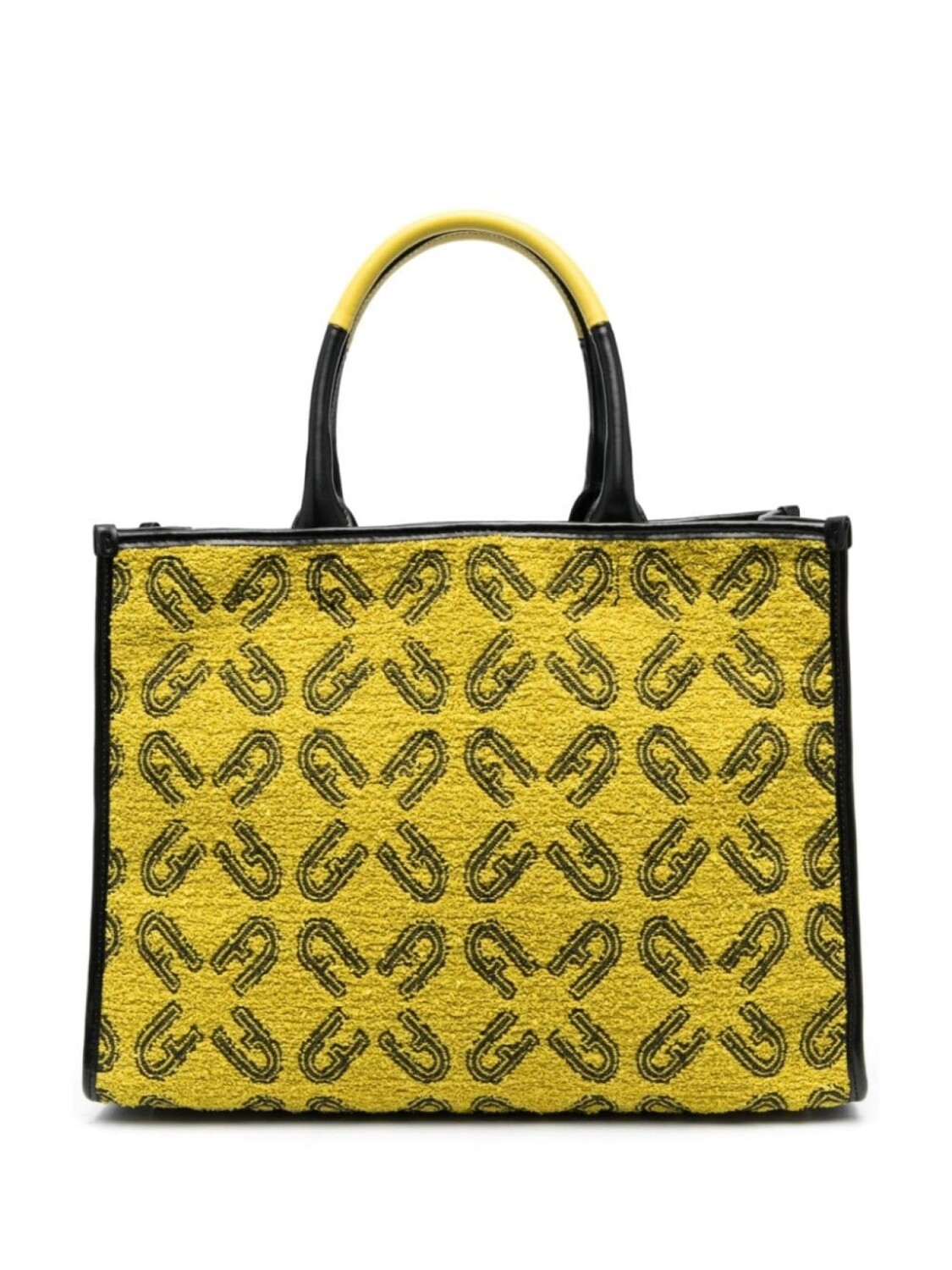 

Furla сумка-тоут Opportunity с монограммой, желтый