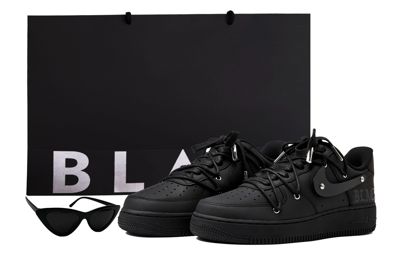 

Мужские кроссовки для скейтбординга Nike Air Force 1, Black