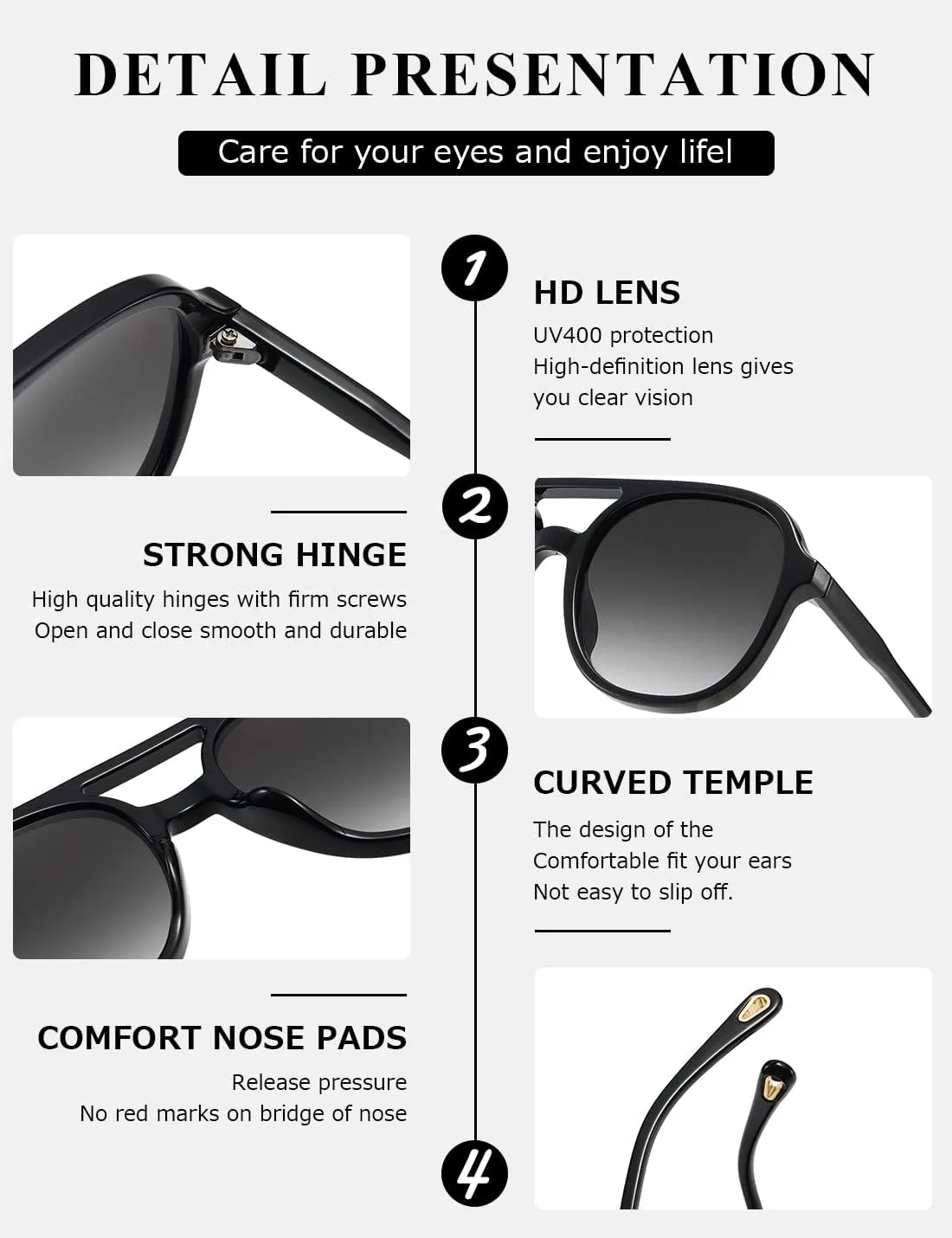 

Солнцезащитные очки MASDUN в стиле ретро, ​​квадратные, авиаторские, для женщин и мужчин, в винтажном стиле 70-х годов, с двойной перемычкой, Gradual Black-blue-pink