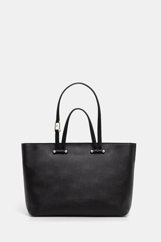 

Кожаная сумка Furla, черный