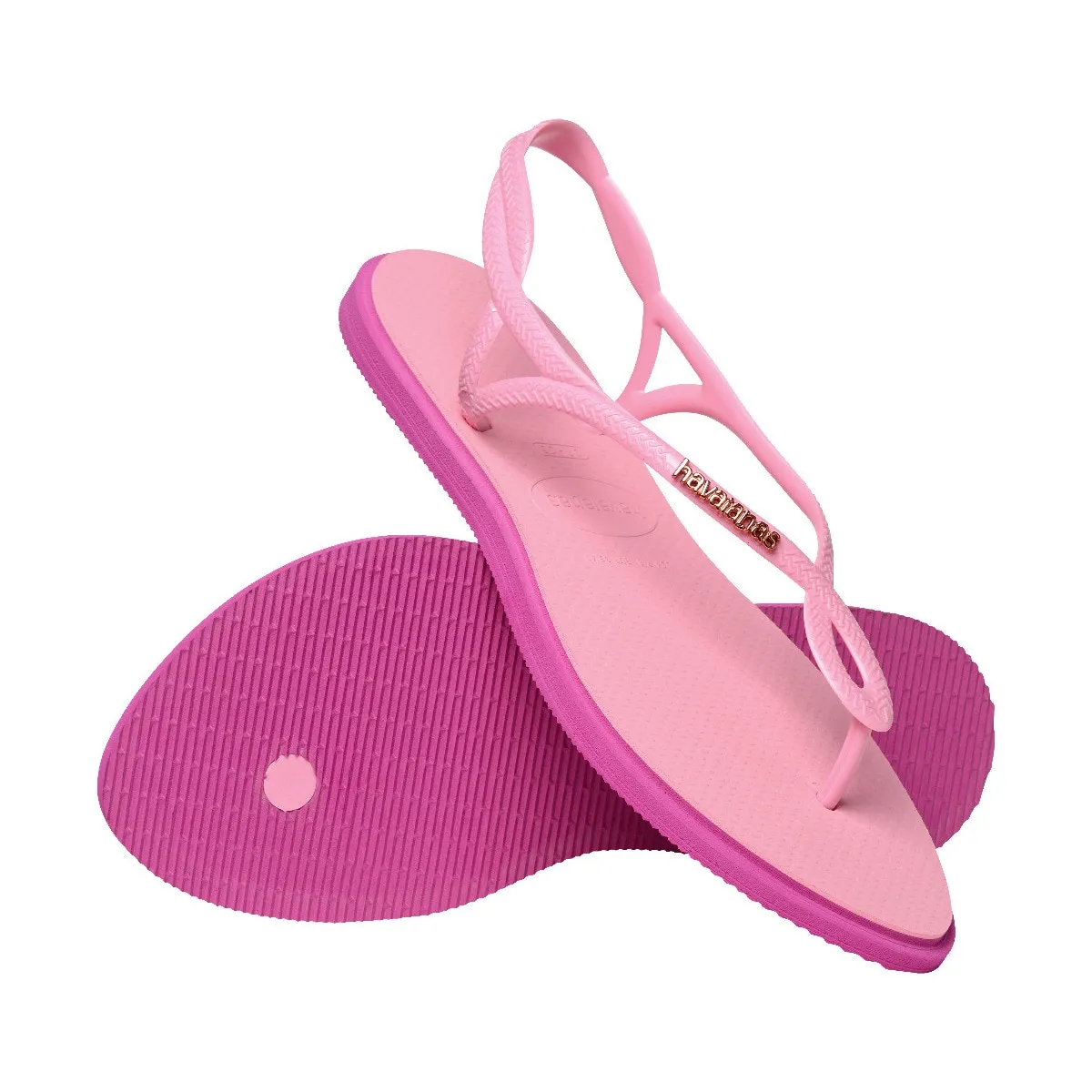 Женские сандалии Hav Luna Point Pink Glow 412 Havaianas, розовый — фото 4