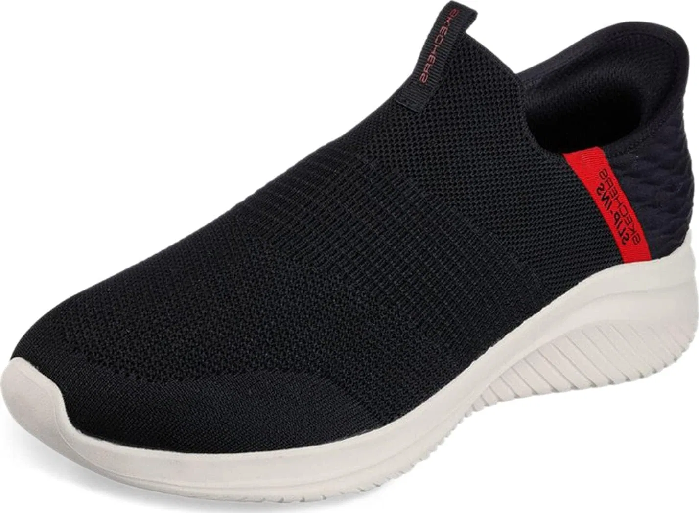 Мужские спортивные кроссовки Skechers Ultra Flex 3.0 Smooth Step, черный/красный