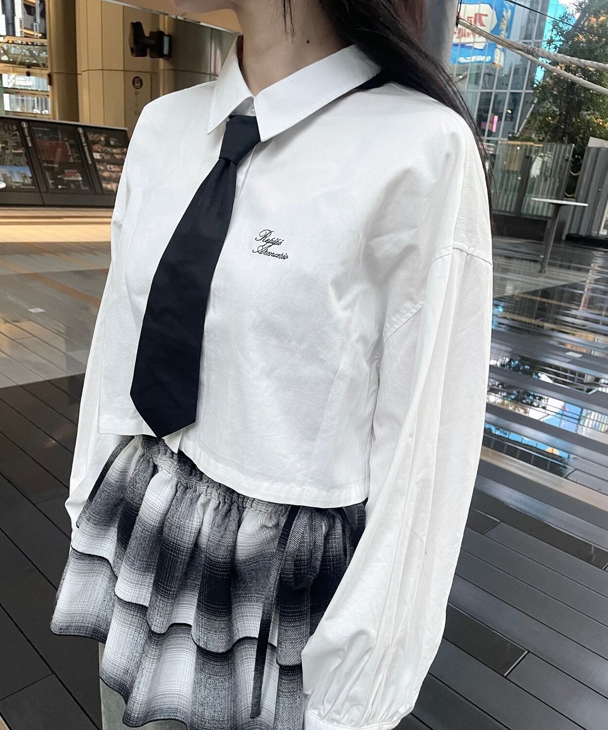 Галстук, короткая рубашка Repipi armario, White 05