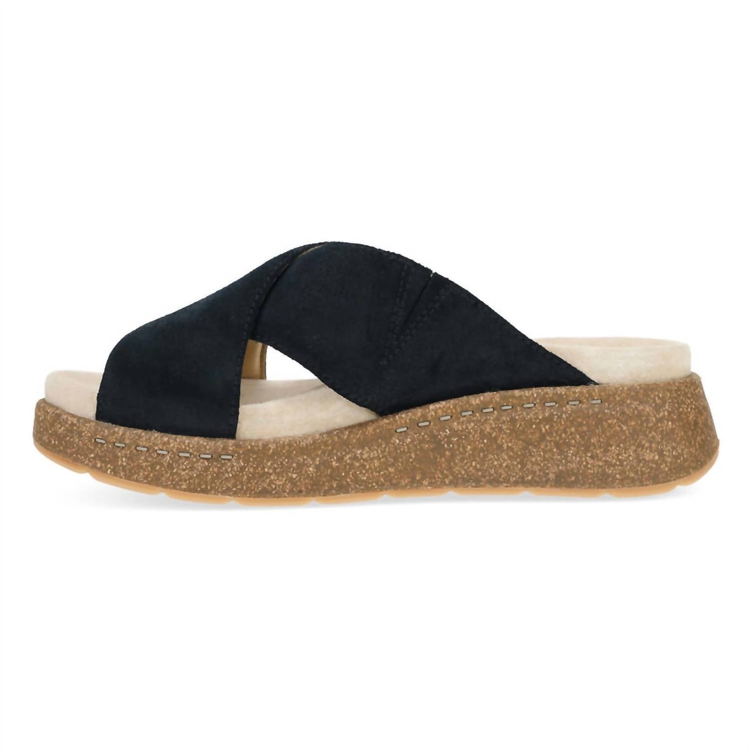 Women's Bridget Cross-Band Slide Sandal In Black Dansko — фото 2