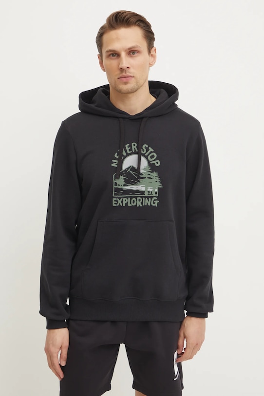 

Хлопковая толстовка Outdoor Graphic The North Face, черный