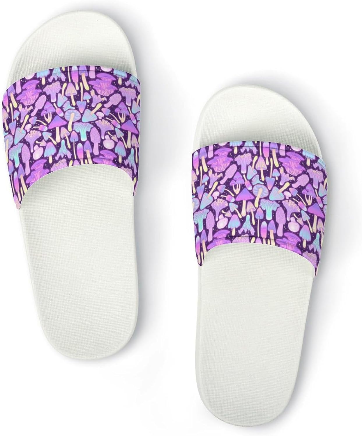 

Унисекс сланцы с принтом «Водолазный Пейсли» - Сланцы с принтом - Можно носить дома и на улице Generic, белый