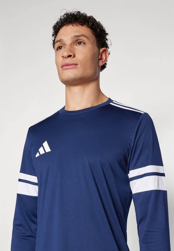 Футболка squadra25 с длинными рукавами, размер lm. Adidas Performance, Team Navy Blue/White — фото 4