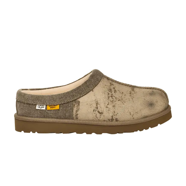 

Шлепанцы UGG Gallery Dept. x Tasman Slipper Green Canvas, зеленый