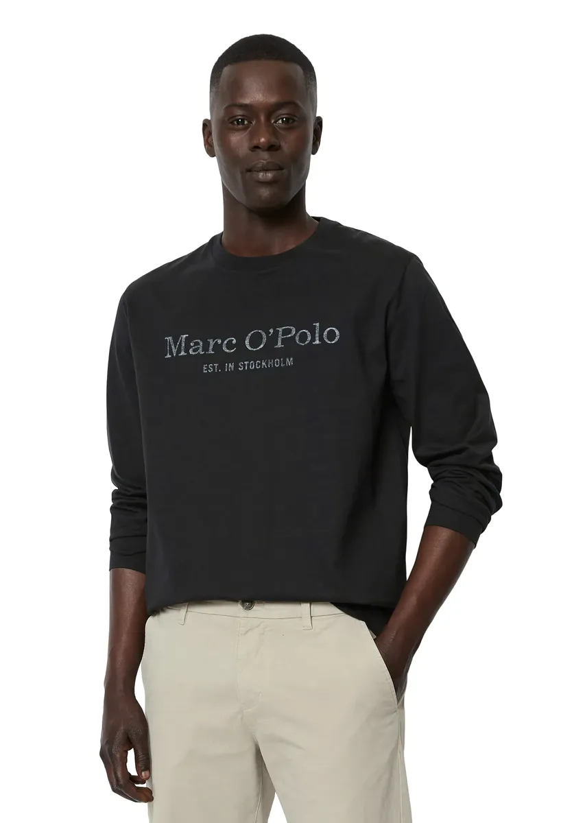 

Рубашка с длинными рукавами Marc O'Polo, черный