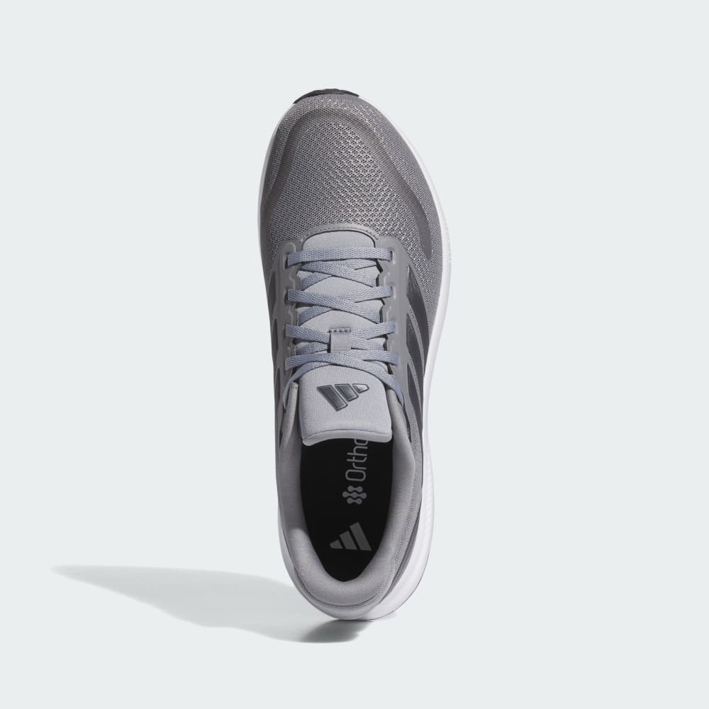 Кроссовки Adidas Runfalcon 5 Wide Running Shoes, цвет Grey Three/Carbon/Cloud White — фото 2