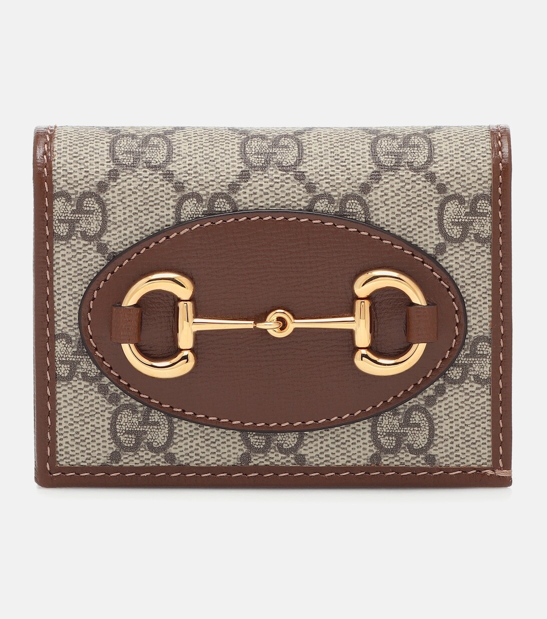 

Кожаный кошелек Gucci Horsebit 1955 года Gucci, коричневый