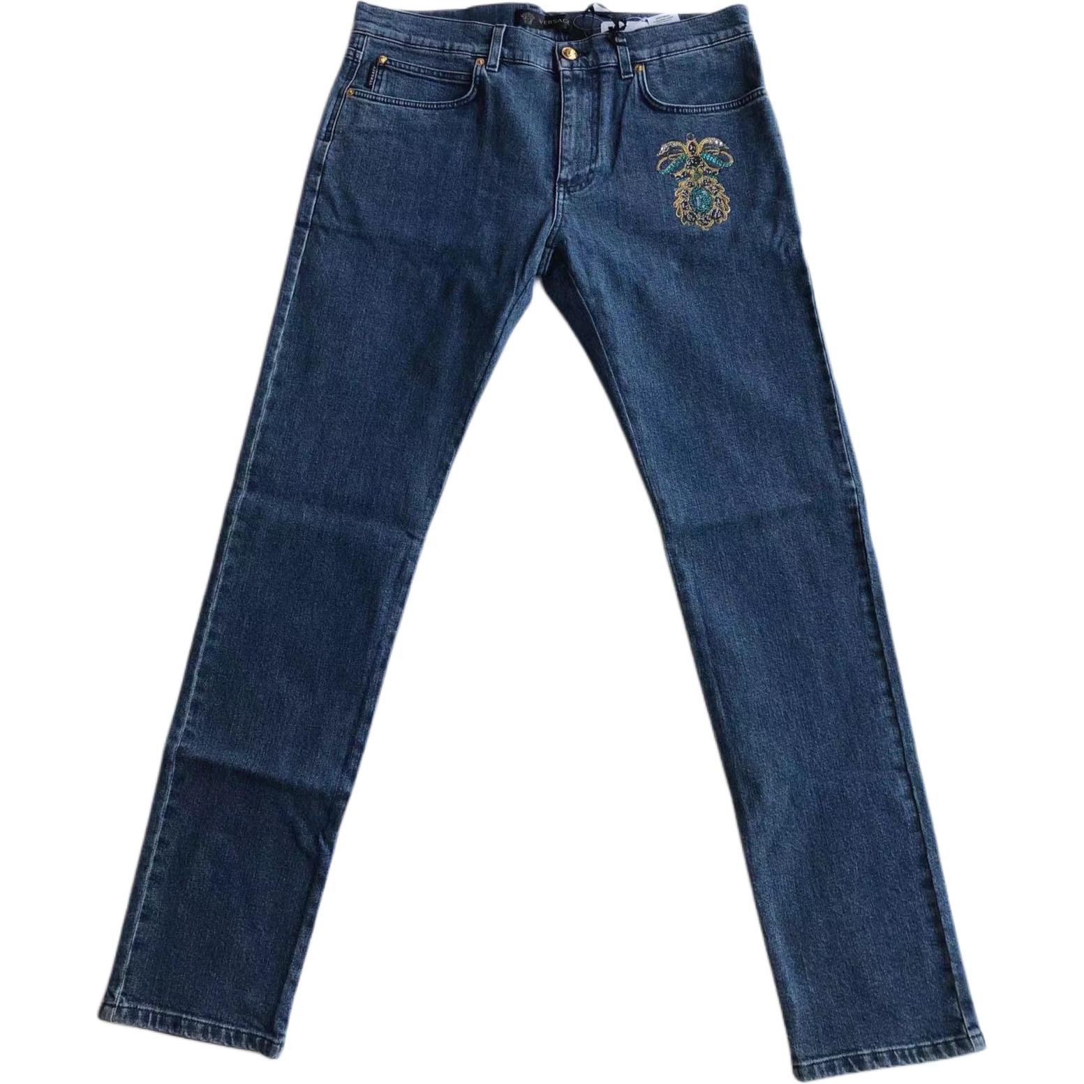

Джинсы мужские синие VERSACE
