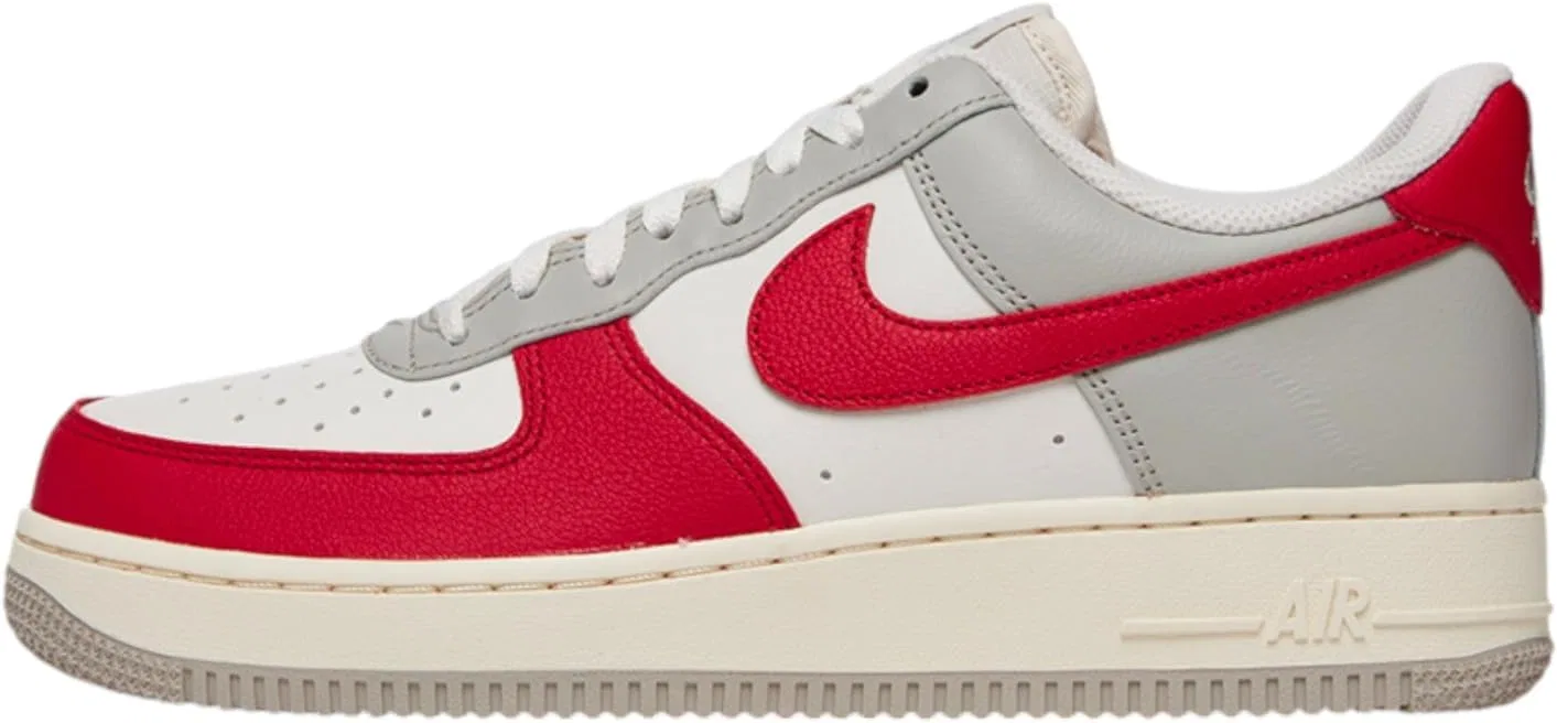Кроссовки Nike Air Force 1 07, Light Iron Ore/Gym Red-pale Ivory
