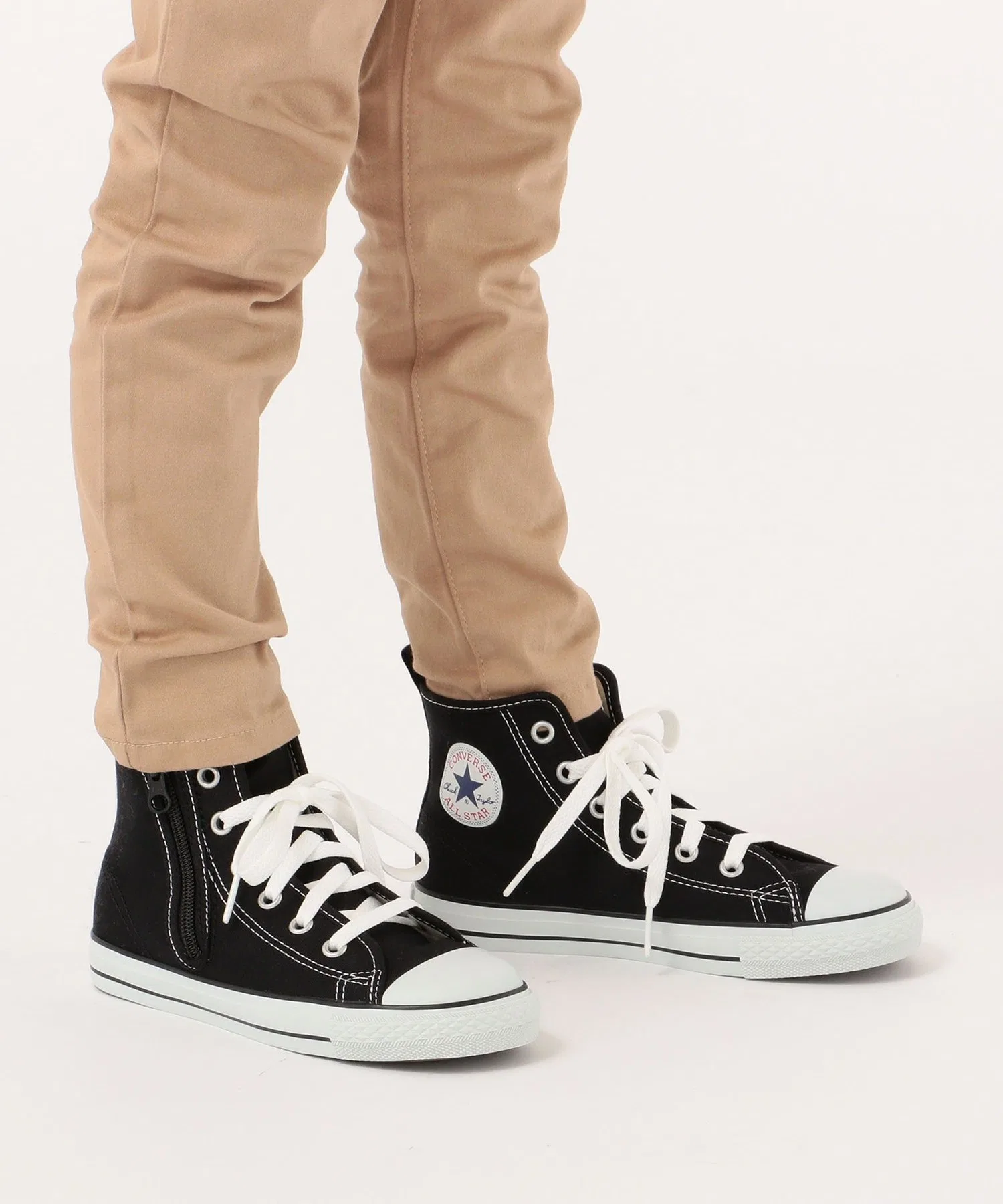 Детские высокие кроссовки CONVERSE ALL STAR N Z HI чёрные