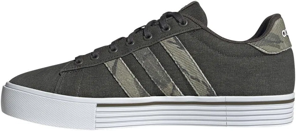 Кроссовки Adidas Unisex Daily 4.0, не для футбола, низкие, Shadow Olive Olive Strata Core Black — фото 3