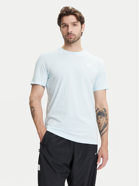 

Футболка обычного кроя Sportswear Club AR4997 Nike, голубой