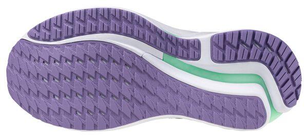 Кроссовки Mizuno Wave Inspire 21, женские, сине-зеленые — фото 4
