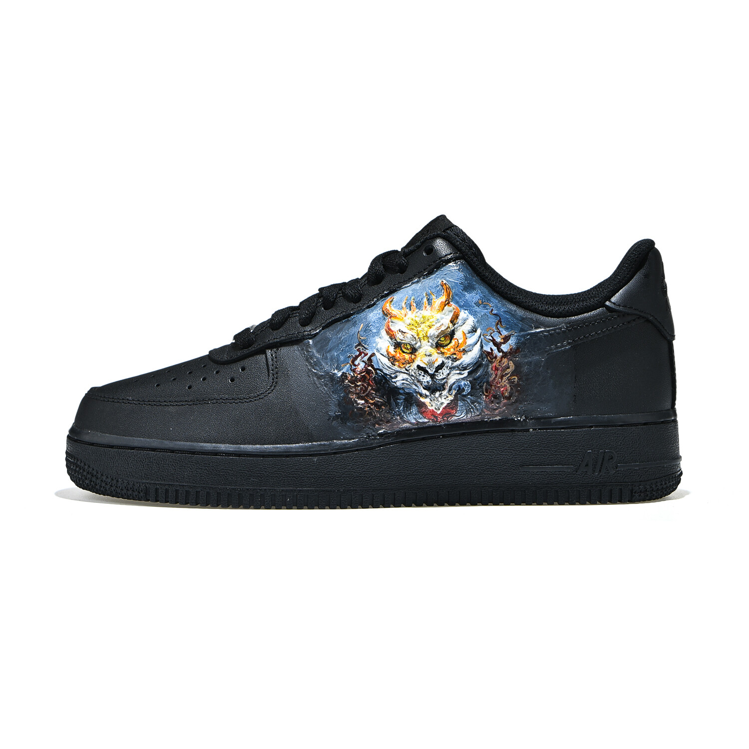 

Кроссовки Nike Air Force 1 Skateboard Shoes Unisex Low-Top Black, черный