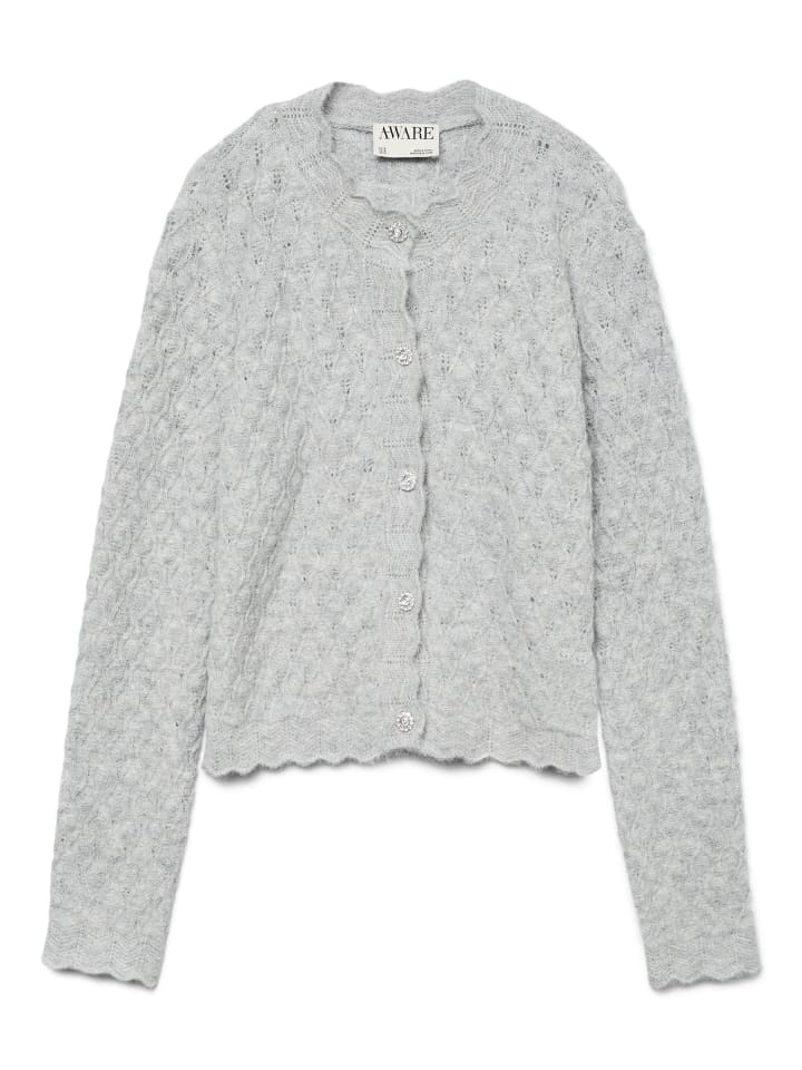 

Кардиган цвета светло-серый меланж Vero Moda