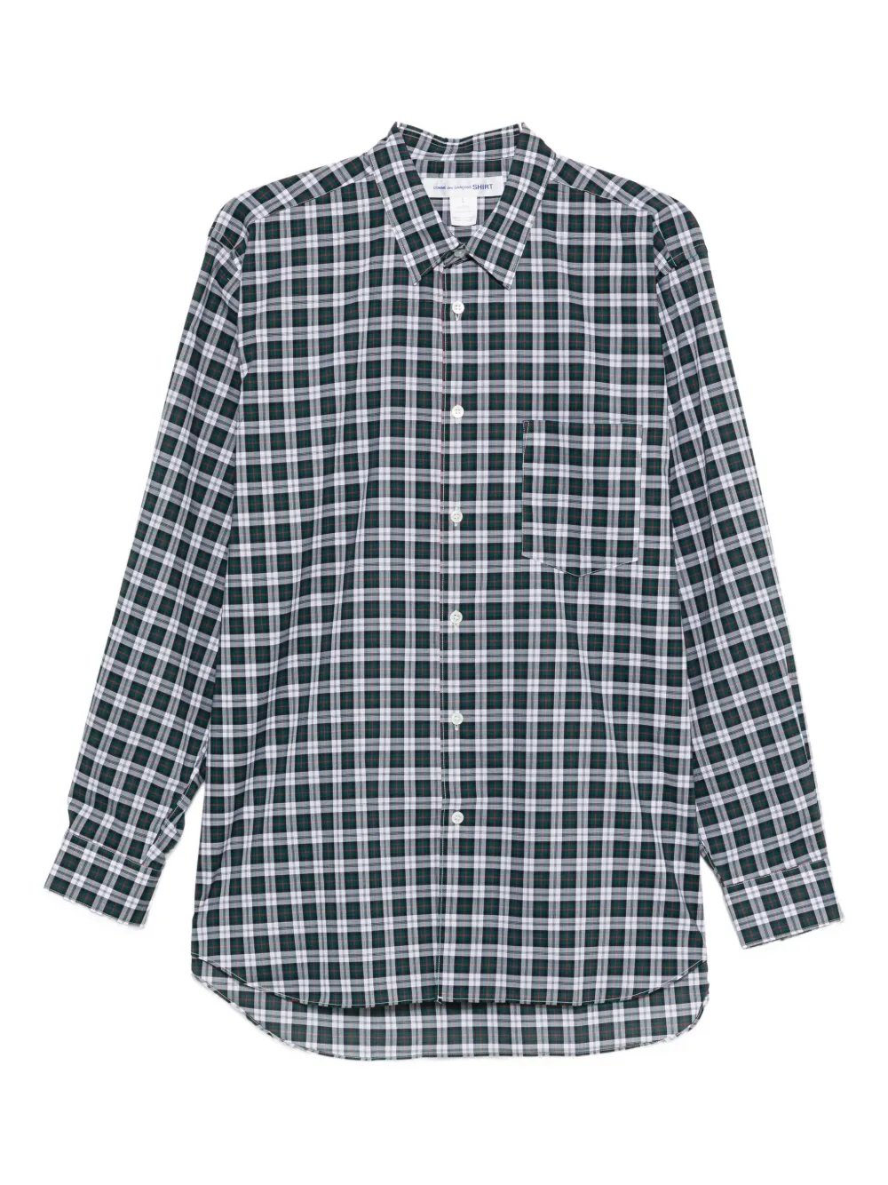 

Рубашка в клетку Comme Des Garçons Shirt, зеленый