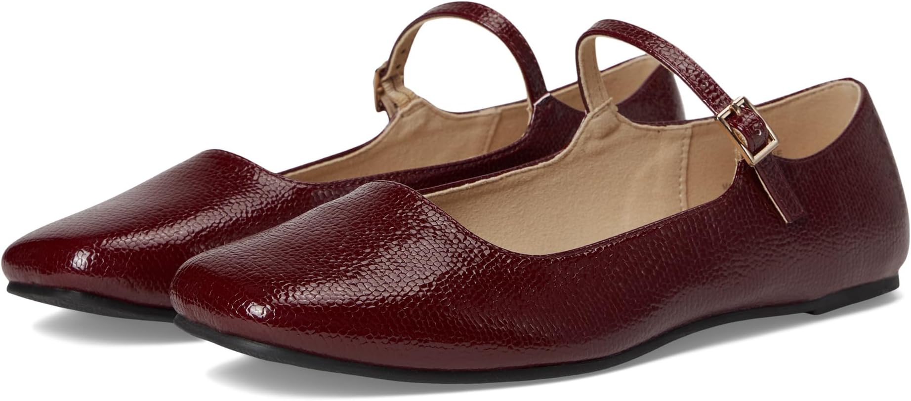Балетки Journee Collection Women's Carrie Flat, Oxblood