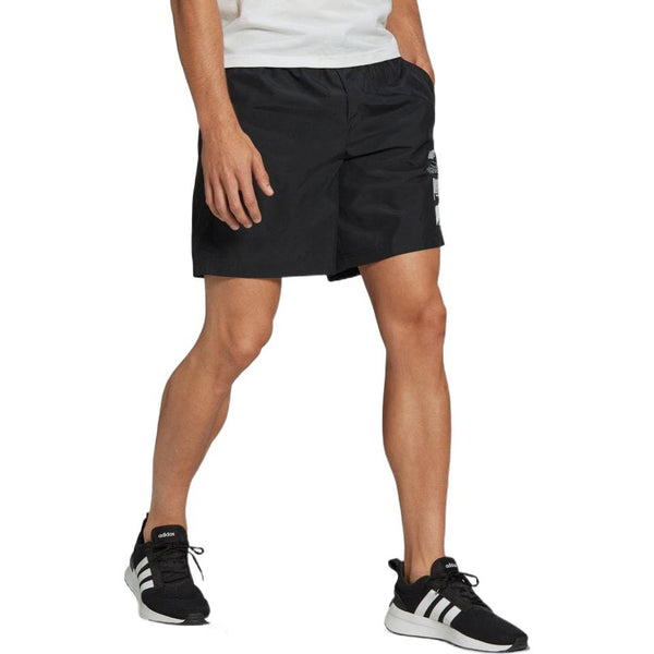 Шорты men's casual sports logo woven shorts black Adidas, мультиколор — фото 4