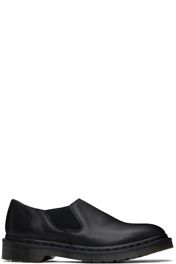 

Черные кожаные мокасины Louis Analine без застежек Dr. Martens
