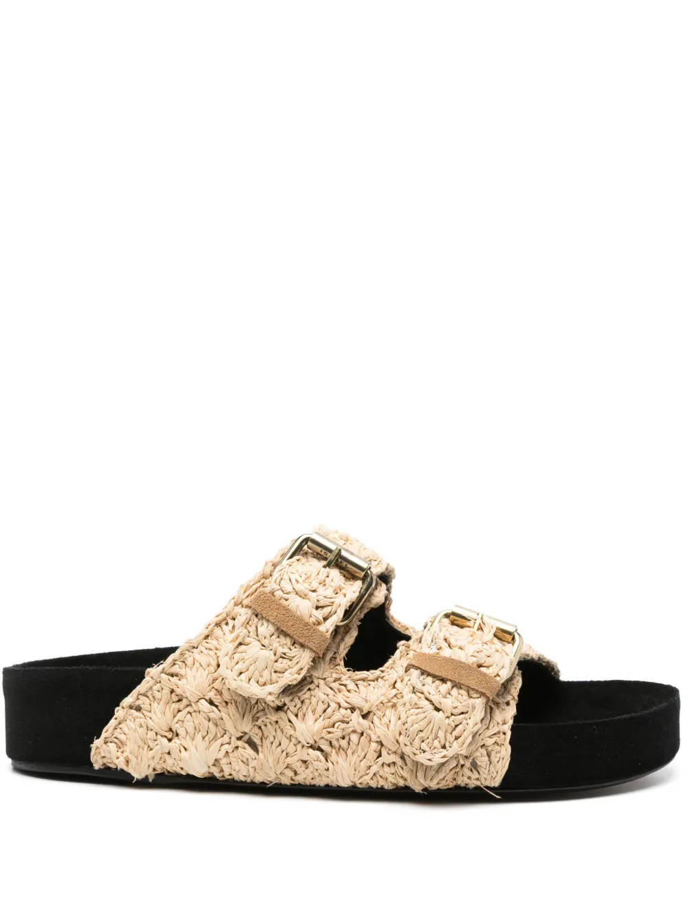 Сандалии Lennyo из рафии ISABEL MARANT, нейтральный