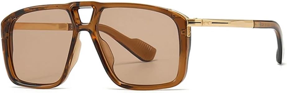 

Женские солнцезащитные очки с двойной перемычкой и защитой от УФ-излучения UV400, мужские очки с градиентным покрытием для занятий спортом на открытом воздухе, бега и езды generic, Tea Tea