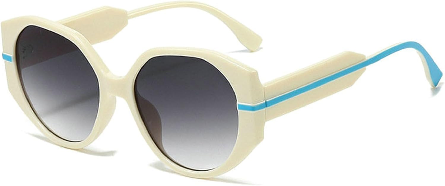 

Солнцезащитные очки Melrose Fashion Polygon для женщин, ретро, ​​с градиентным переходом цвета, защита от УФ-излучения UV400, модные солнцезащитные очки для мужчин Y08, Beige