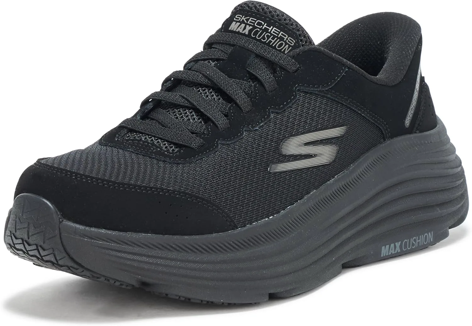 Мужские слипоны Skechers Hands Free с амортизацией Max Cushioning Endeavour Cardova, черный