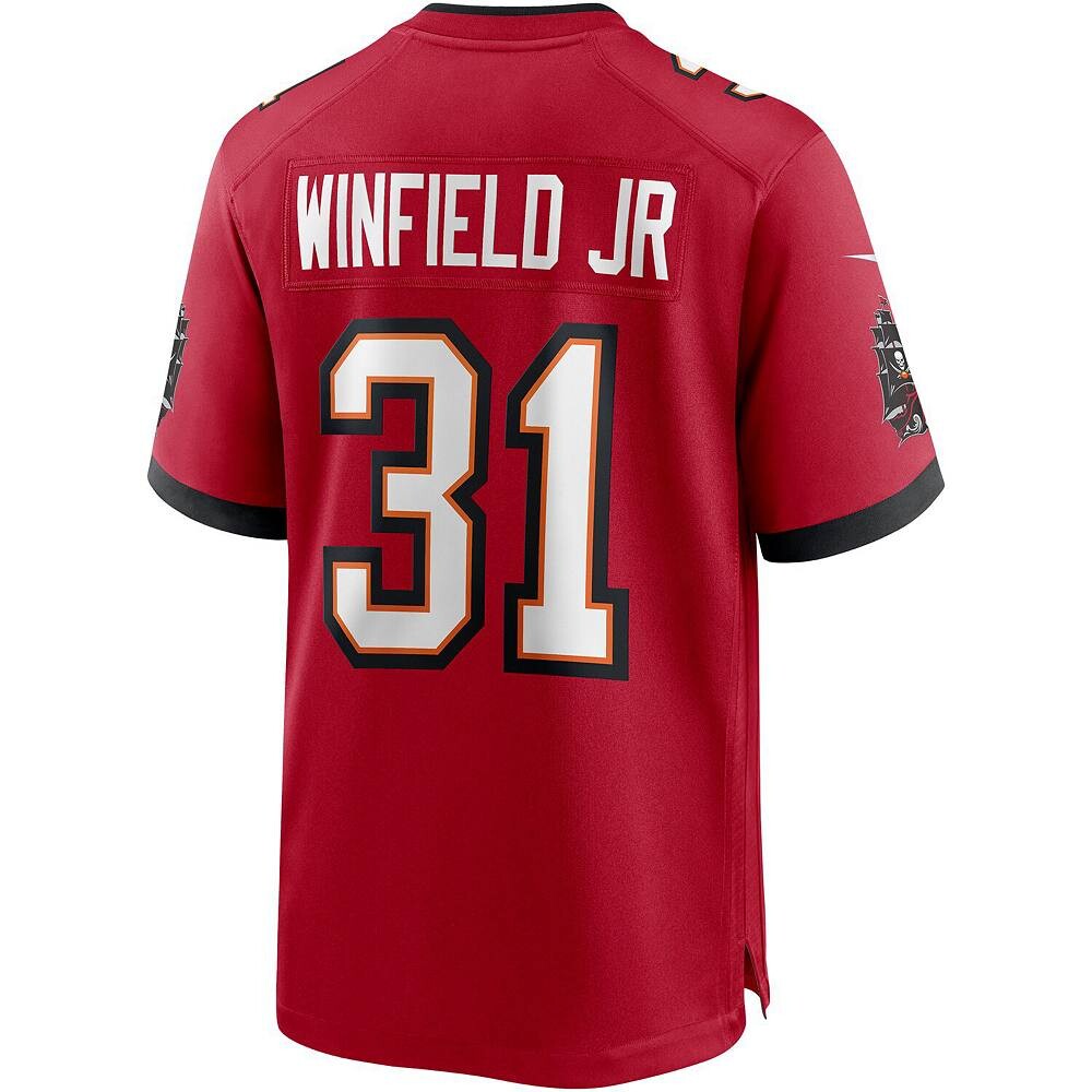 Мужская игровая майка Nike Antoine Winfield Jr. Red Tampa Bay Buccaneers, цвет Buc Red — фото 3