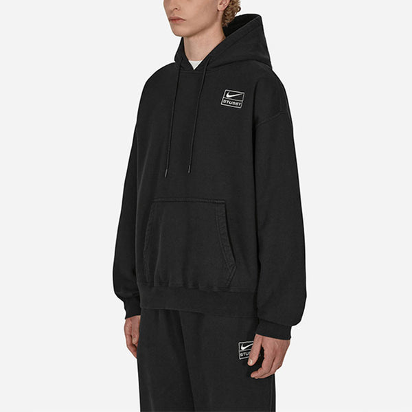 Толстовка x stussy logo hoodie 'black' Nike, мультиколор — фото 4