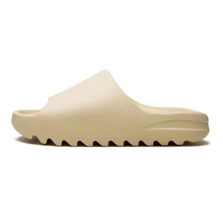 Шлепанцы Yeezy Slide унисекс бежевый/черный Adidas Originals — фото 4