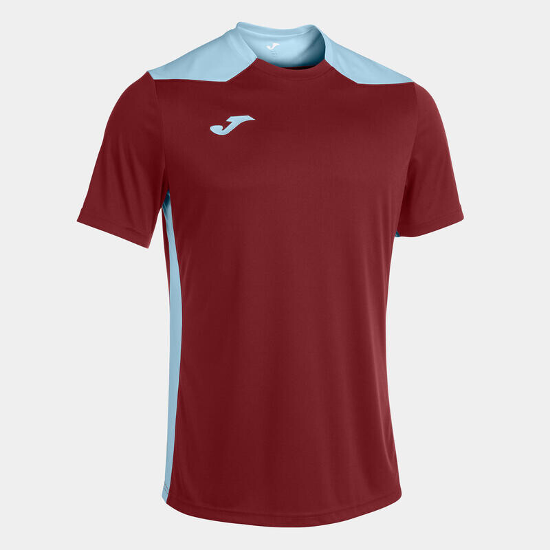 

Спортивная футболка Joma, цвет karminrot/wasserblau/kornblumenblau