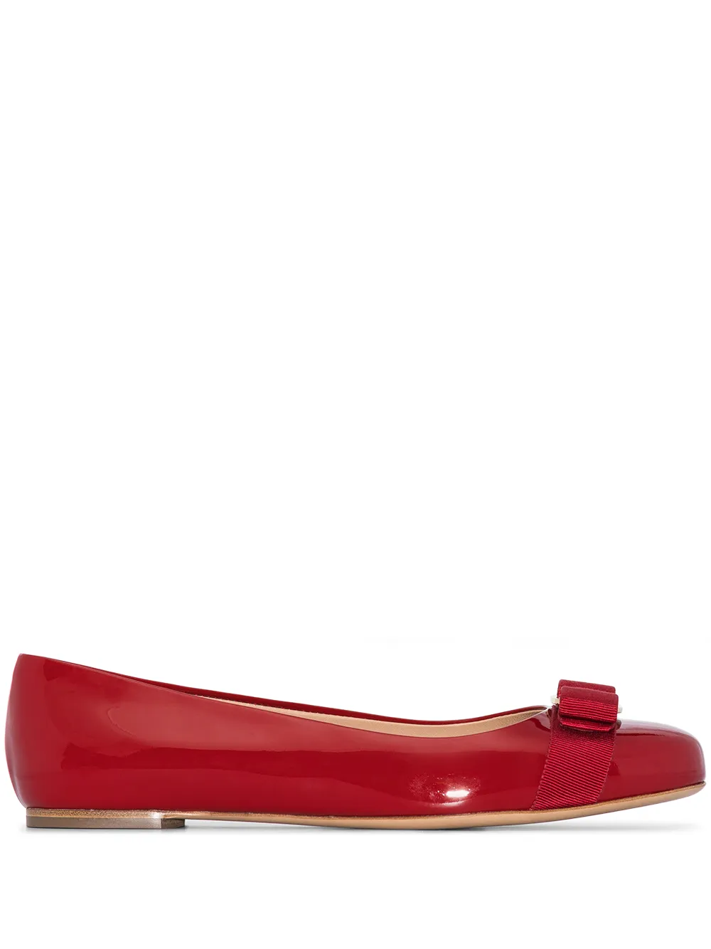 Балетки Vara Bow Ferragamo, красный