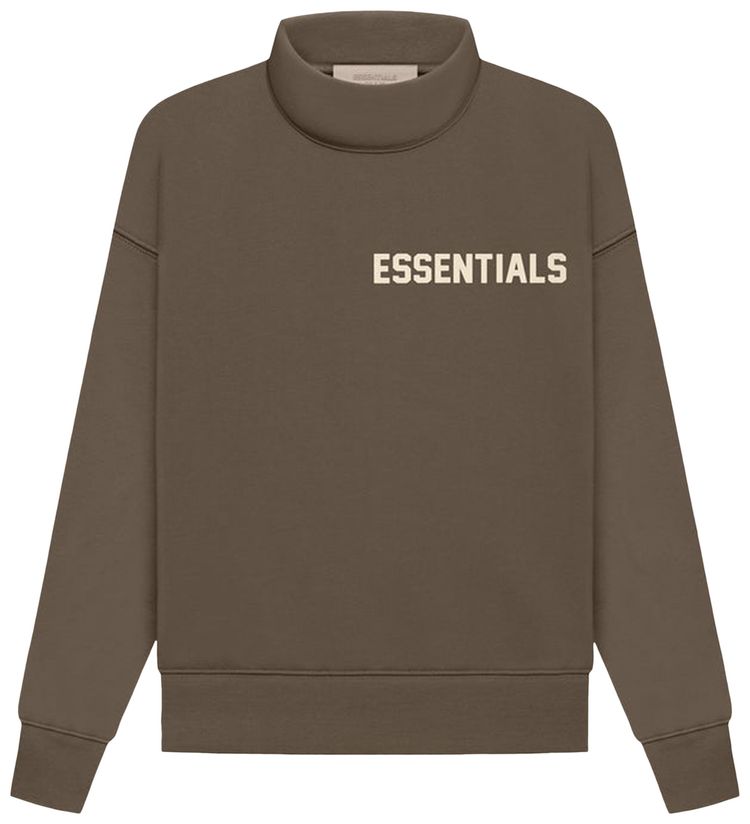 

Лонгслив Fear of God Essentials Kids Long-Sleeve Mockneck 'Wood', коричневый