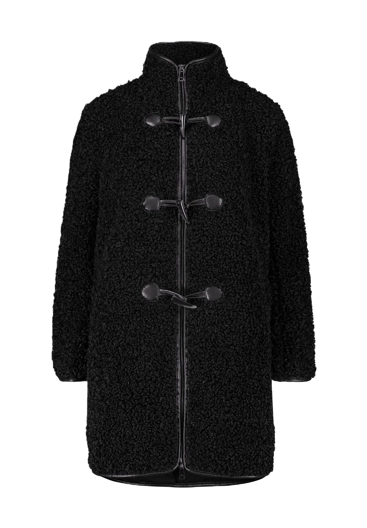 

Зимнее пальто, воротник стойка, женское Zero, цвет 9105 Black Beauty