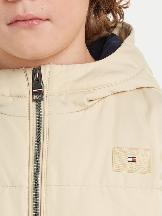 Зимняя куртка regular fit Monotype KB0KB09092 Tommy Hilfiger, бежевый — фото 3