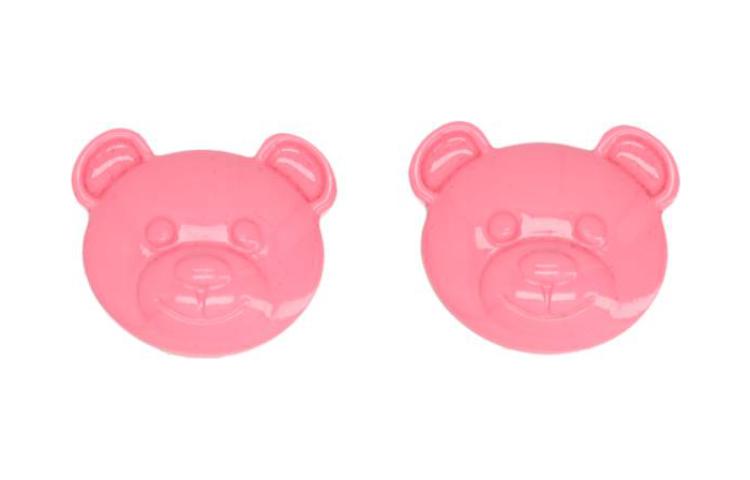 

Серьги-клипсы из сплава для женщин MOSCHINO, розовый