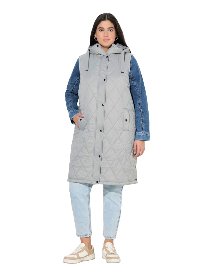 

Ulla Popken Жилет средне-серого цвета