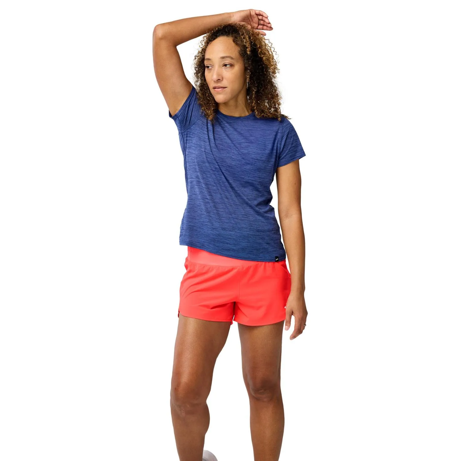

Женская футболка люкс Brooks, Heather Midnight